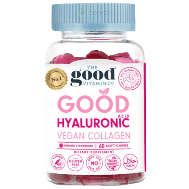 Good Vitamin Co, Hyaluronic Acid Vegan Collagen, 60 Soft Chews (8917544337660)