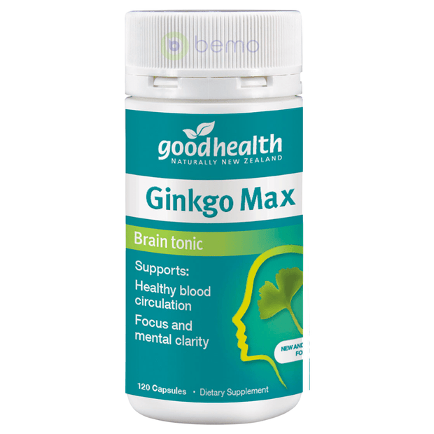 Good Health, Ginkgo max 8000, 120 caps (5511263715492)