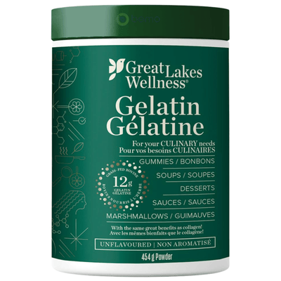 Great Lakes, Beef Gelatin, Unflavoured, 454g