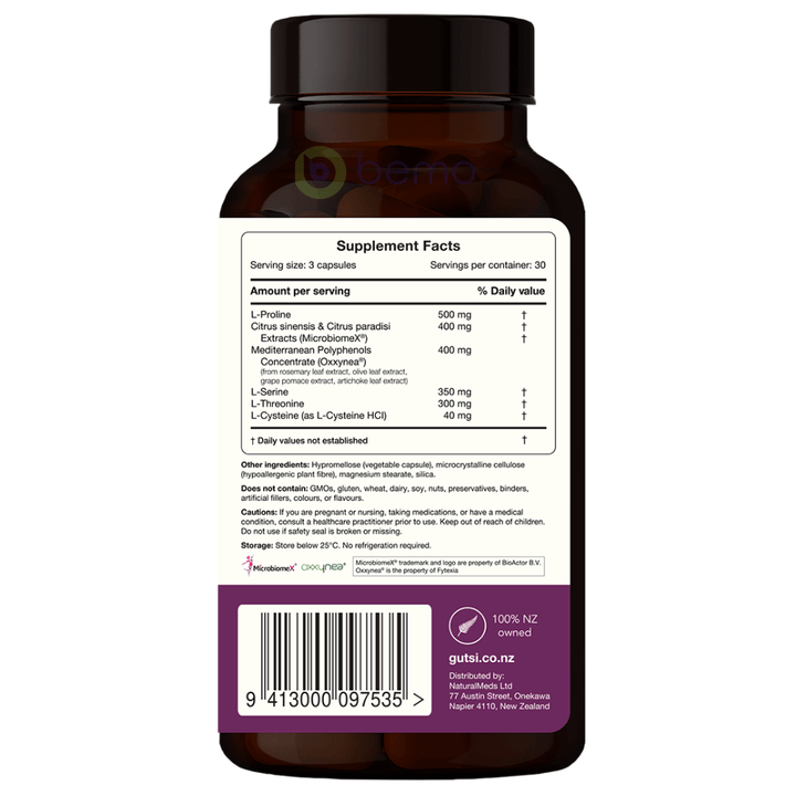 Gutsi, Good Guts, 90 Vege Capsules (8104041742588)
