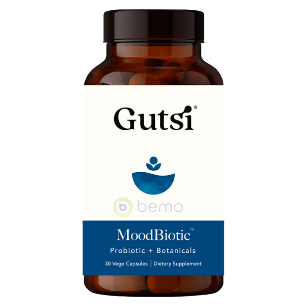 Gutsi, MoodBiotic Probiotic + Botanicals, 30 Veg Caps (8080126607612)
