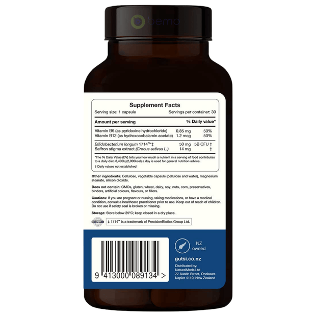 Gutsi, Gut Feelings, 30 Vege Capsules (9101047759100)