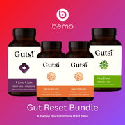 Gutsi, Gut Reset Bundle, 2 SporeBiotic + 1 Gut Food + 1 Good Guts (8536389878012)