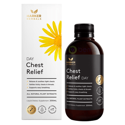 Harker Herbals, Chest Relief Day Tonic, 200ml (6706170200228)