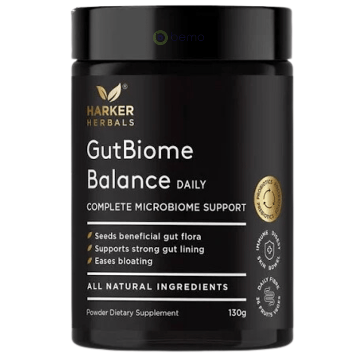 Harker Herbals, GutBiome Balance, 130g (8852479017212)
