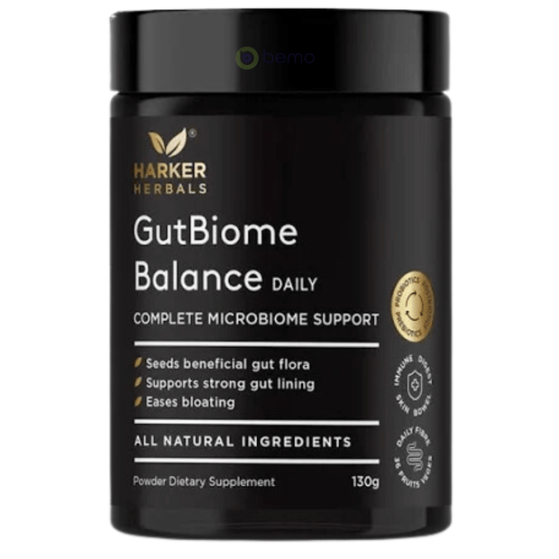 Harker Herbals, GutBiome Balance, 130g (8852479017212)
