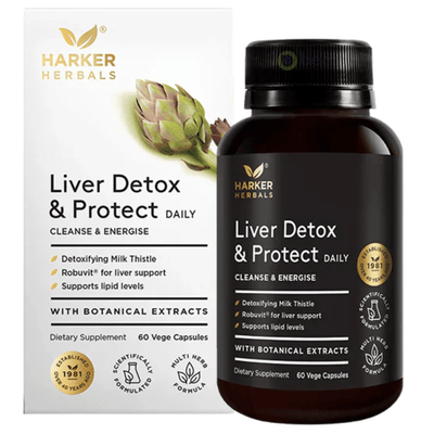Harker Herbals, Liver Detox & Protect, 60 Vege Capsules (9074572230908)