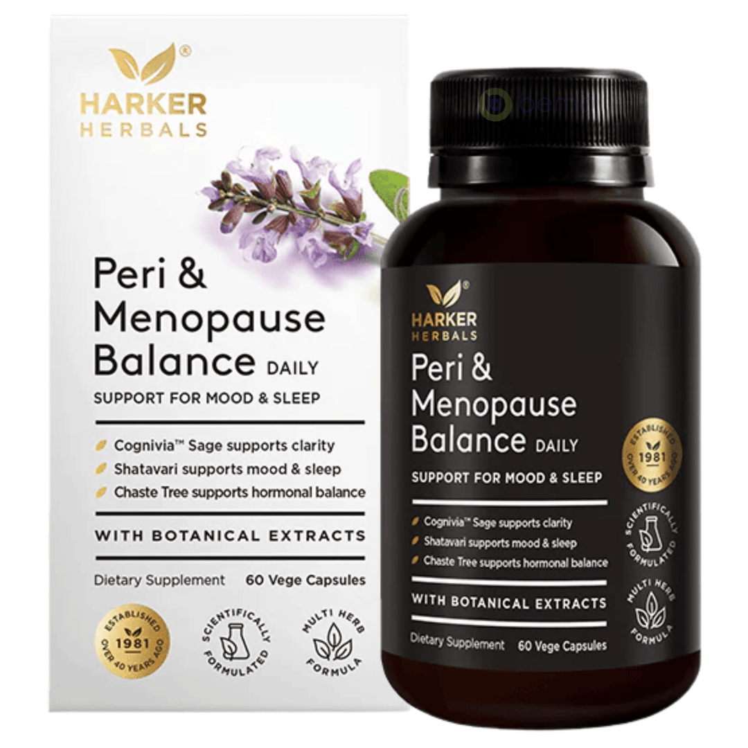 Harker Herbals, Peri & Menopause Balance, 60 Vege Capsules (9074592481532)