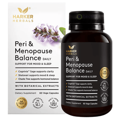 Harker Herbals, Peri & Menopause Balance, 60 Vege Capsules (9074592481532)