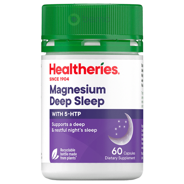 Healtheries, Magnesium Deep Sleep, with 5-HTP, 60 Caps (8097866350844)