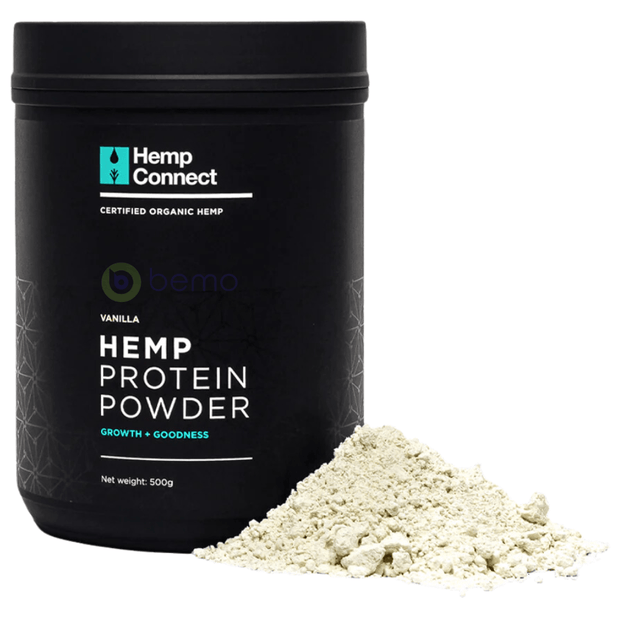 Hemp Connect, Hemp Protein Powder, Vanilla, 500g (8423786316028)