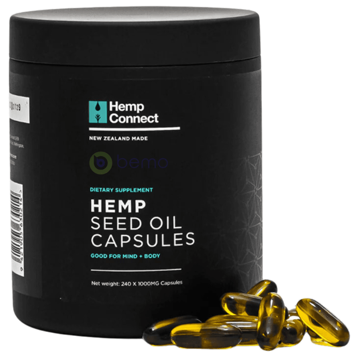Hemp Connect, Hemp Seed Oil Capsules, 240&