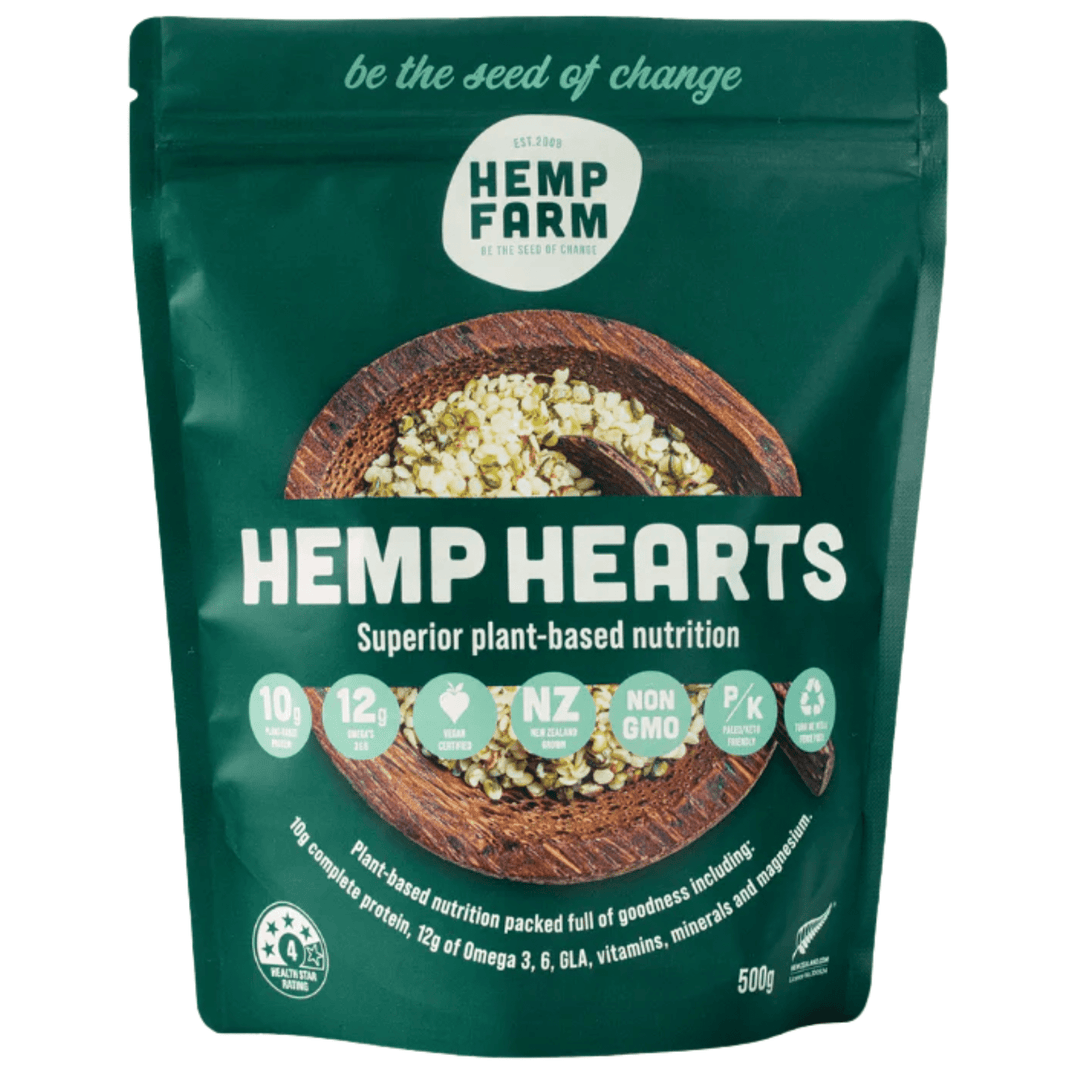 Hemp Farm, Hemp Hearts, 500g (7912551678204)