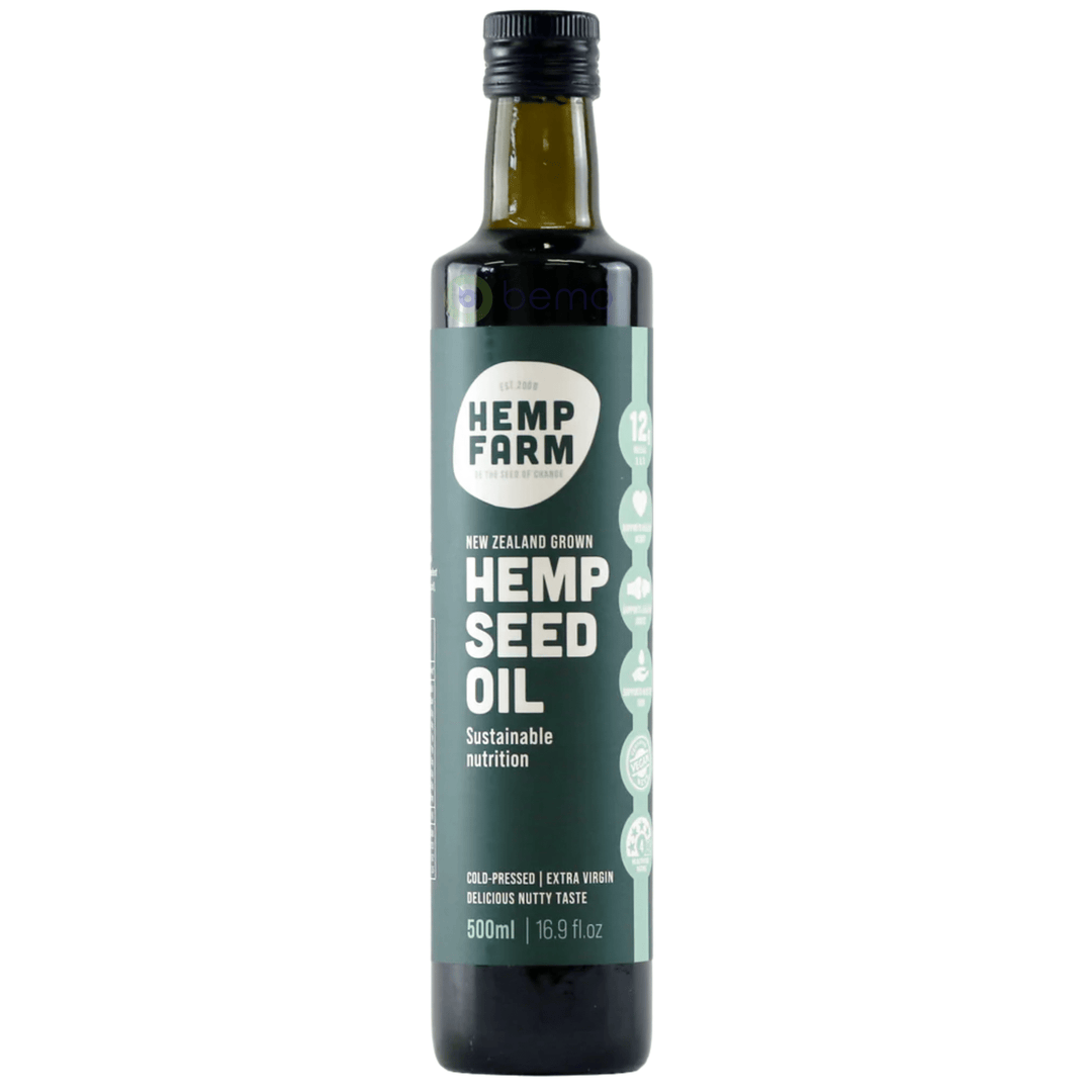 Hemp Farm, Kiwi Hemp Seed Oil, Bottle, 500ml (6537247719588)