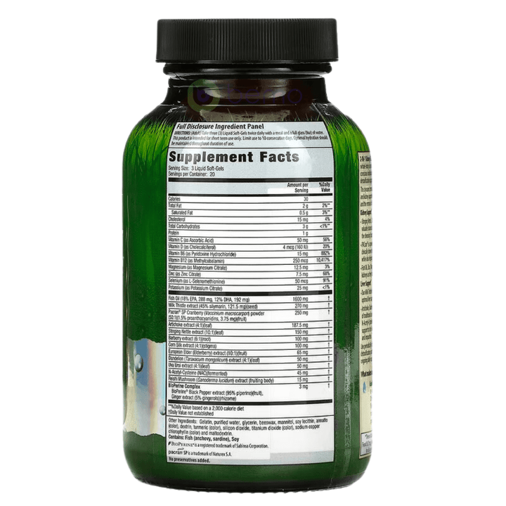 Irwin Naturals, Kidney &amp; Liver Super Cleanse, 60 Softgels (8080126902524)
