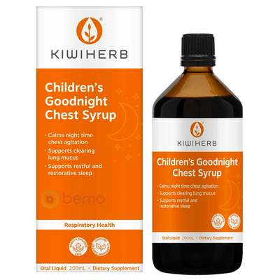 KiwiHerb, Children's Goodnight Chest Syrup, Oral Liquid 200ml (8104041644284)