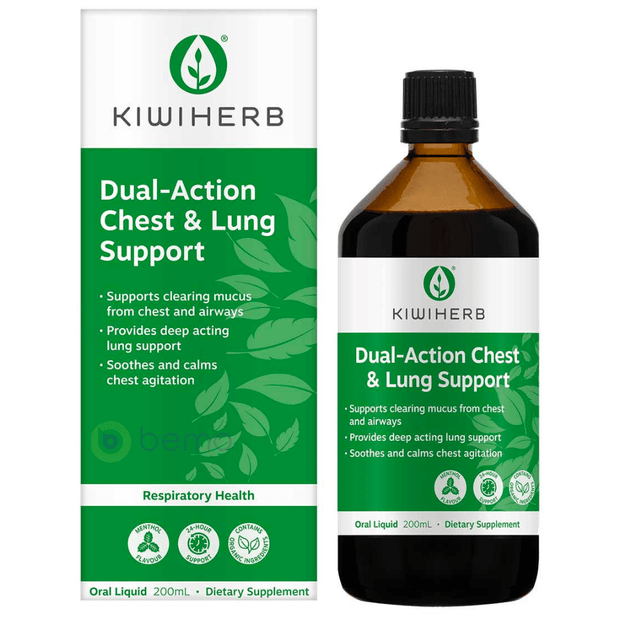 KiwiHerb, Dual-Action Chest & Lung Support, Oral Liquid 200ml (8104041611516)