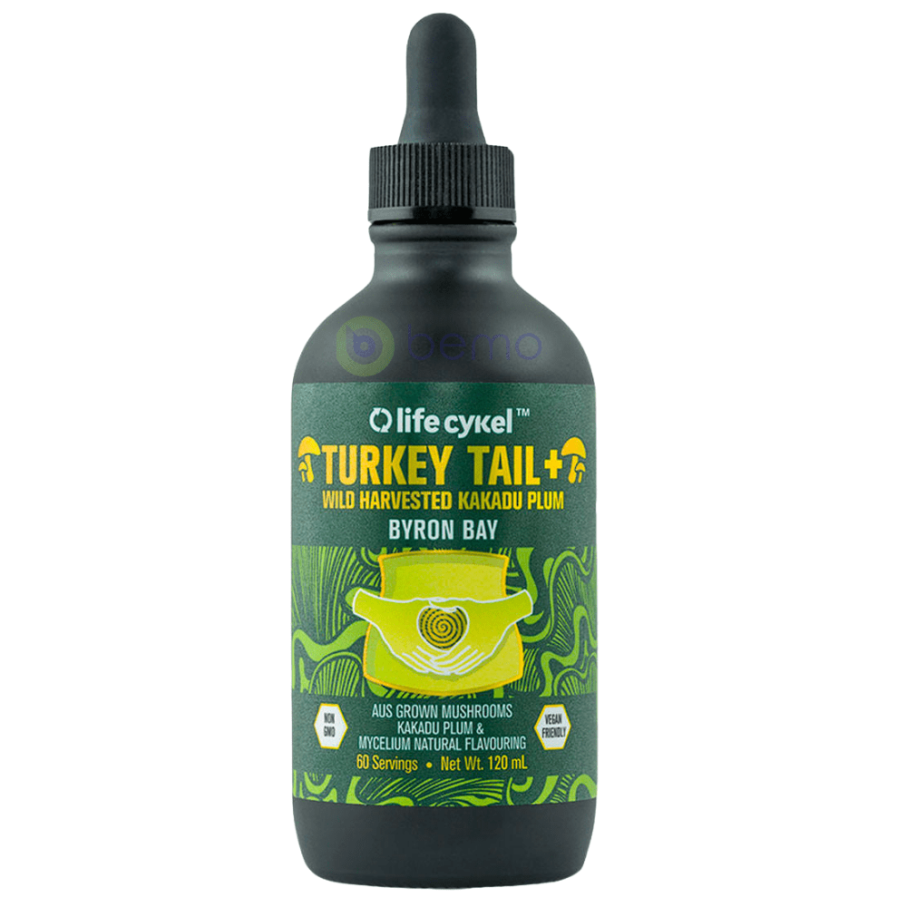 Life Cykel, Turkey Tail Mushroom Liquid Extract, 120ml (8144000319740)