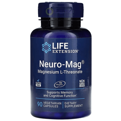 Life Extension, Neuro-Mag, Magnesium L-Threonate, 90 Veg caps (8654634909948)