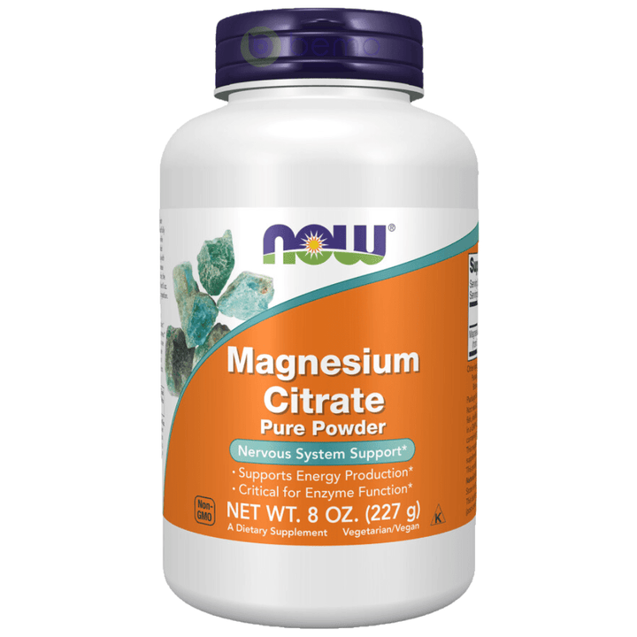 Now Foods, Magnesium Citrate Pure Powder, 227gm (7858767954172)