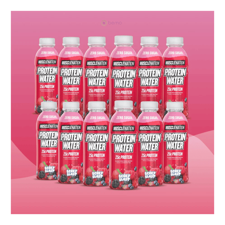 Muscle Nation, Protein Water Zero Sugar, Berry Blast, 500ml