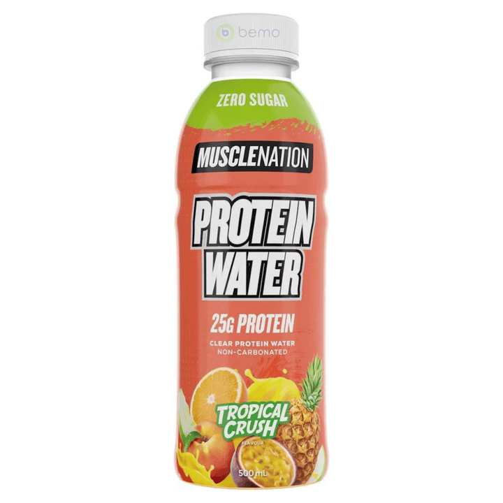 Muscle Nation, Protein Water Zero Sugar, Tropical Crush, 500ml