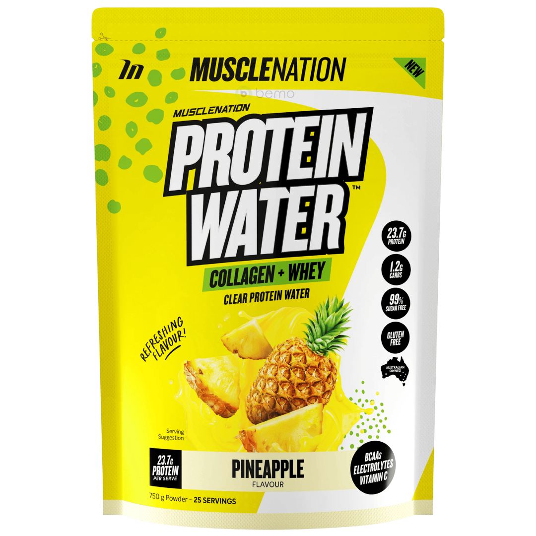 Muscle Nation, Protein Water, Pineapple, 750g Powder (8980098449660)
