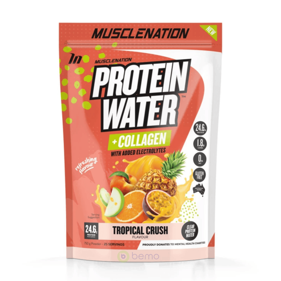 Muscle Nation, Protein Water, Tropical Crush, 750g Powder