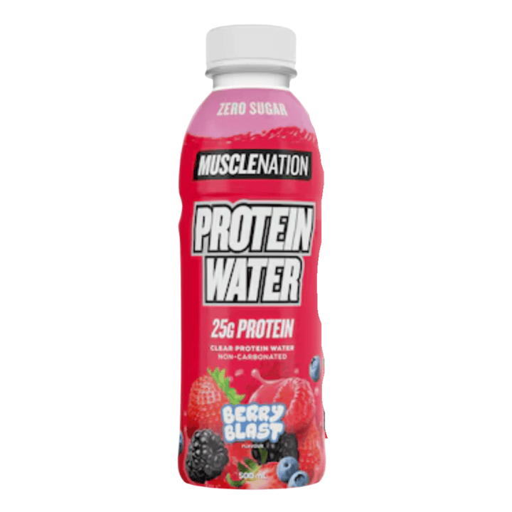 Muscle Nation, Protein Water Zero Sugar, Berry Blast, 500ml
