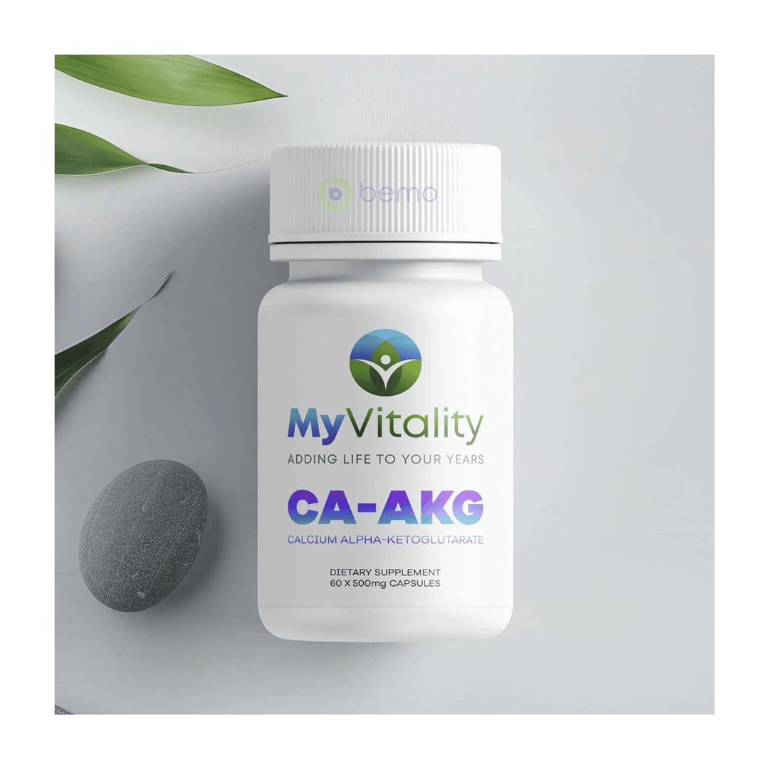 MyVitality, CA-AKG (Calcium Alpha Keto Glutarate), 60 Capsules