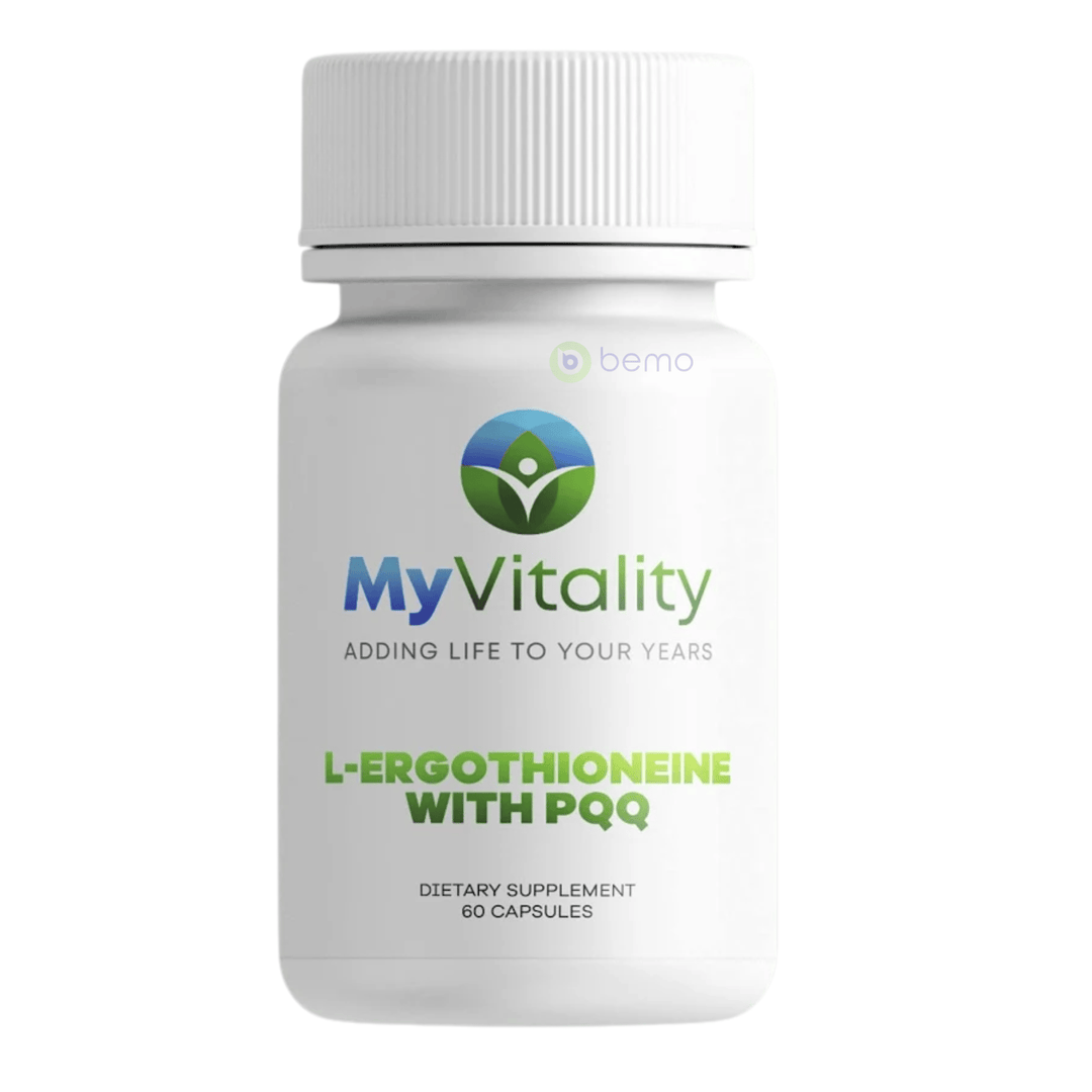 MyVitality, L-Ergothioneine with PQQ, 60 caps