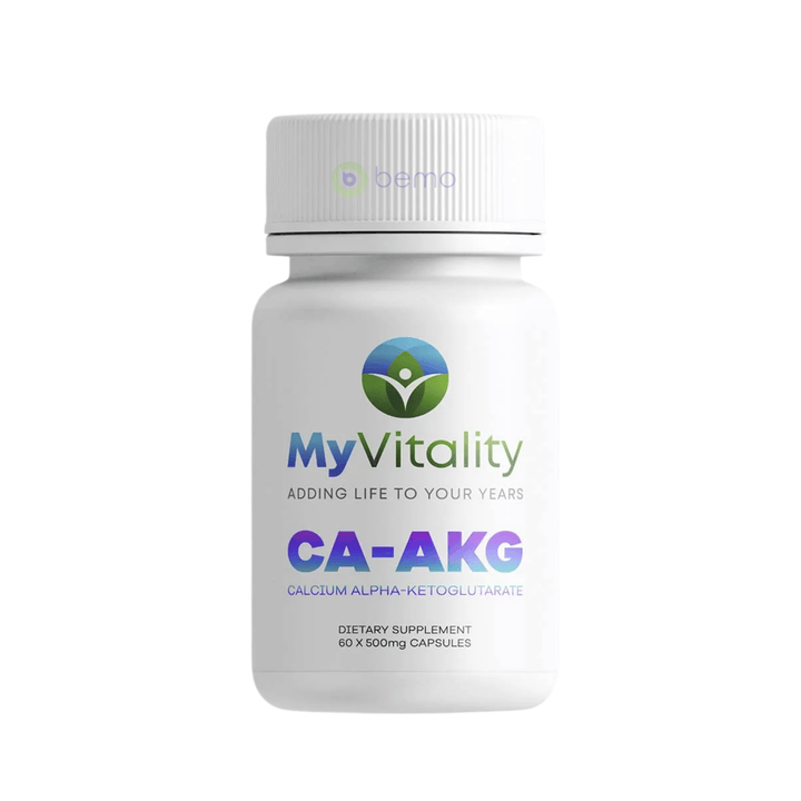 MyVitality, CA-AKG (Calcium Alpha Keto Glutarate), 60 Capsules