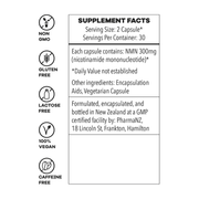 MyVitality, NMN 60 x 300mg High Purity Capsules (8641170211068)