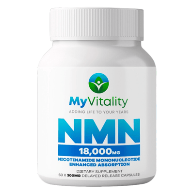 MyVitality, NMN 60 x 300mg High Purity Capsules (8641170211068)