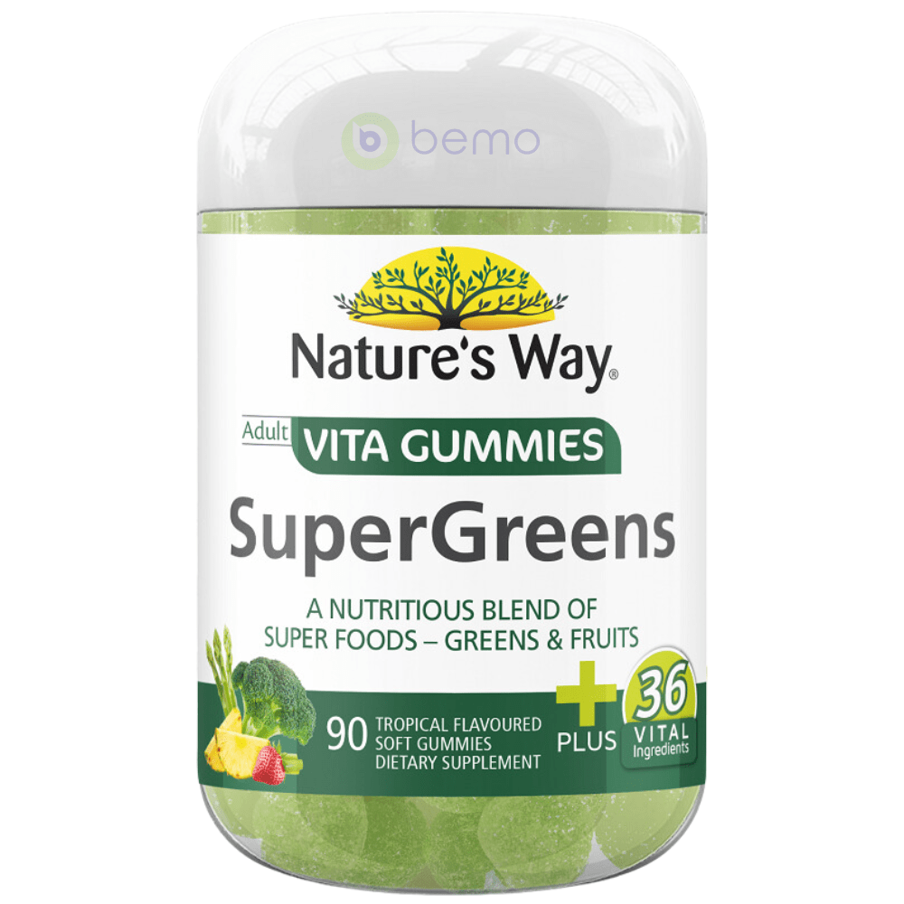 Nature's Way, Adult Vita Gummies Super Greens 90s (8641155727612)
