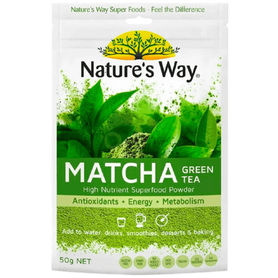 Nature's Way, Matcha Green Tea Powder, 50g (8367536308476)