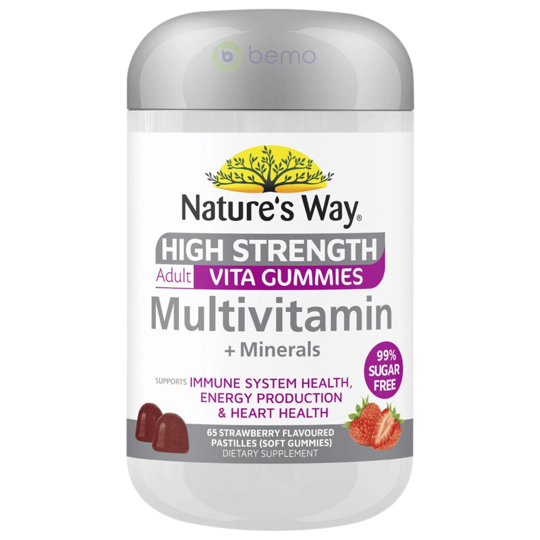 Nature's Way, Adult Vita Gummies High Strength Multivitamin, 65's (8757169062140)