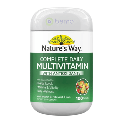 Nature's Way, Complete Daily Multi Vitamin with Antioxidants, 100 Tablets (8179554025724)