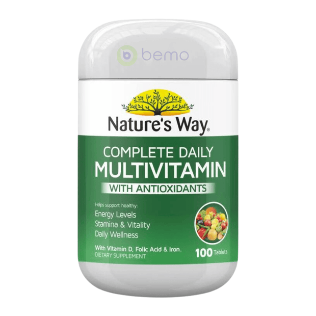 Nature's Way, Complete Daily Multi Vitamin with Antioxidants, 100 Tablets (8179554025724)