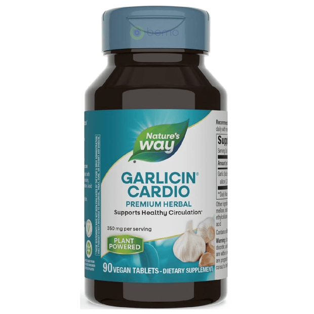Nature's Way, Garlicin Cardio, Healthy Circulation, 90s