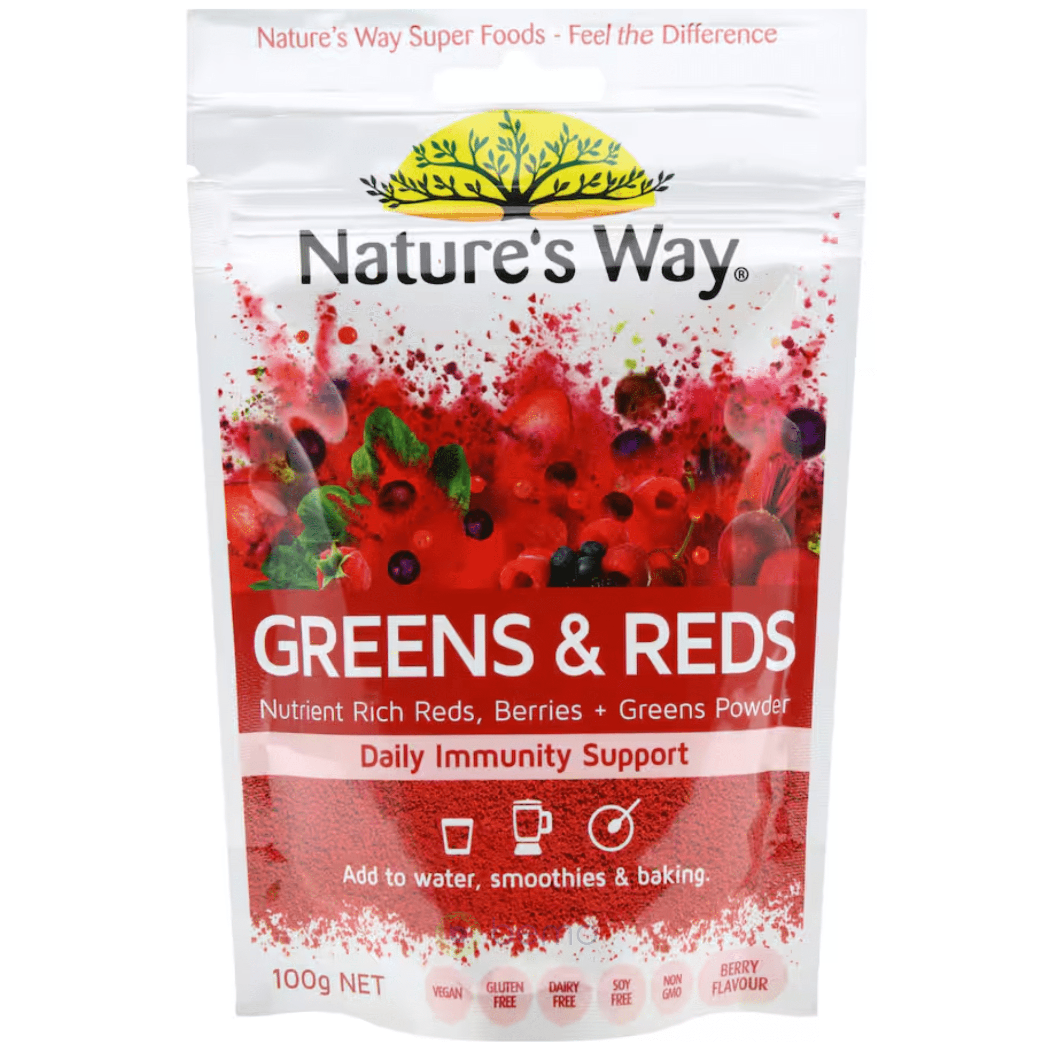 Nature's Way, Greens & Reds Superfood Powder, 100g | bemo