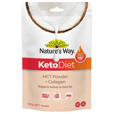 Nature's Way, Keto Diet MCT Powder with Collagen, 120g (8949371863292)