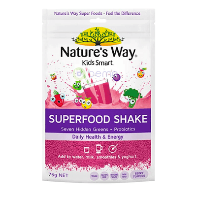 Nature's Way NZ, Kids Superfood Shake, Berry Flavour, 75g (8097866219772)