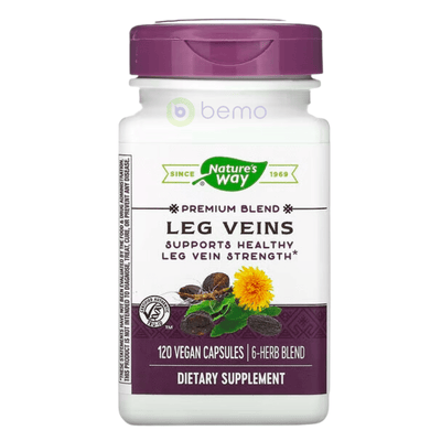 Nature's Way, Leg Veins 120 Vegan Caps (6053703909540)