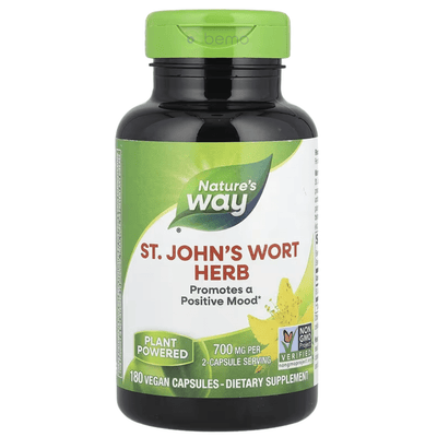 Nature's Way, St. John's Wort, 700mg, 180 Vegan Capsules (9076434403580)