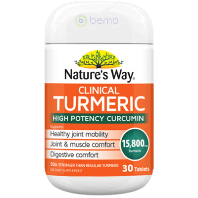 Nature's Way, Clinical Turmeric, 30 Tablets (8647771226364)