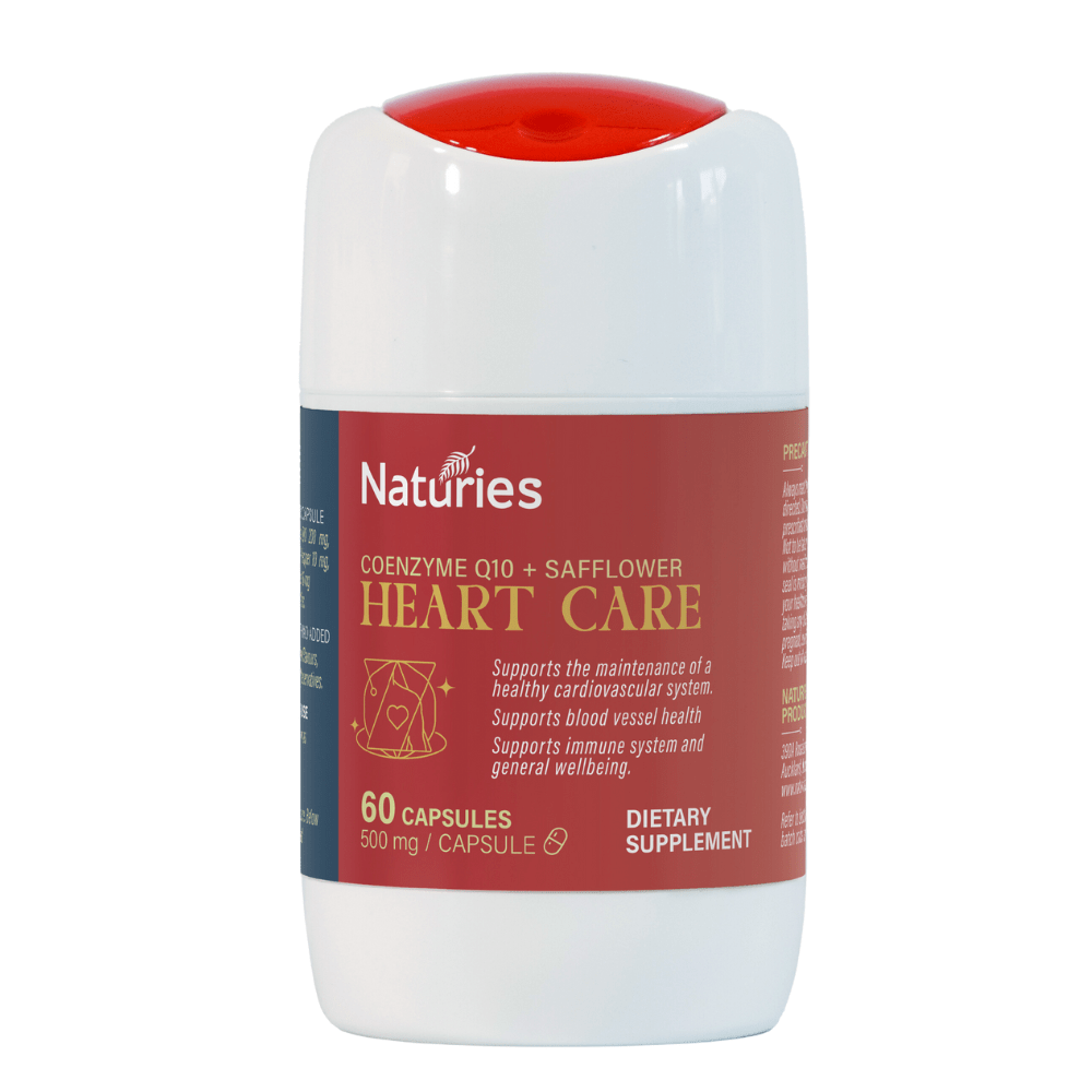 Naturies, Heart Care, 60 Caps (8565505327356)