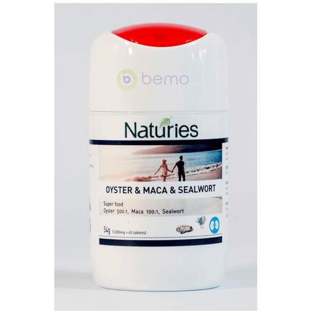 Naturies, Oyster & Maca & Sealwort, Tablets 45s (8113830035708)