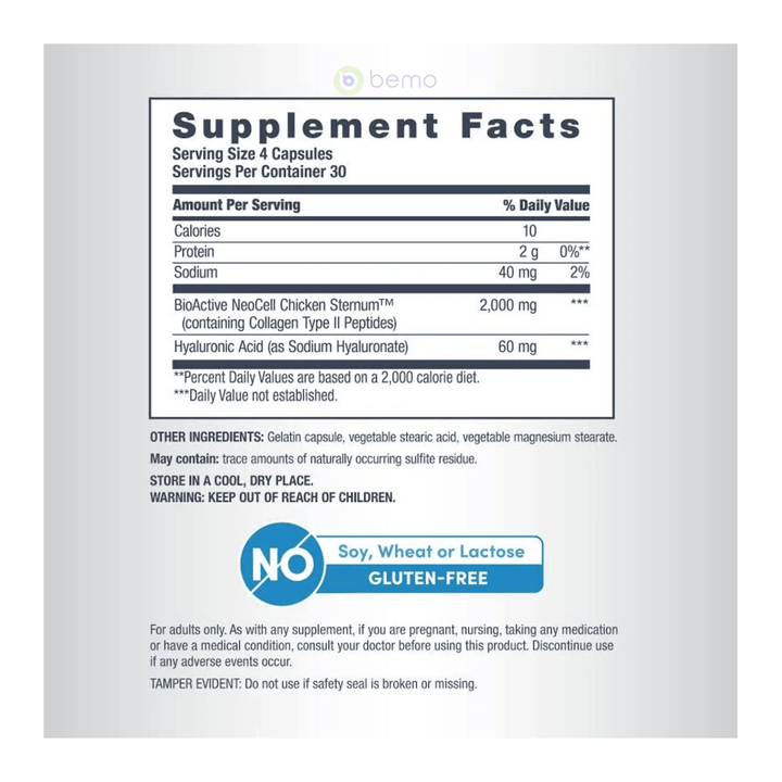 Neocell, Advanced Joint Complex Collagen 2, 120 caps