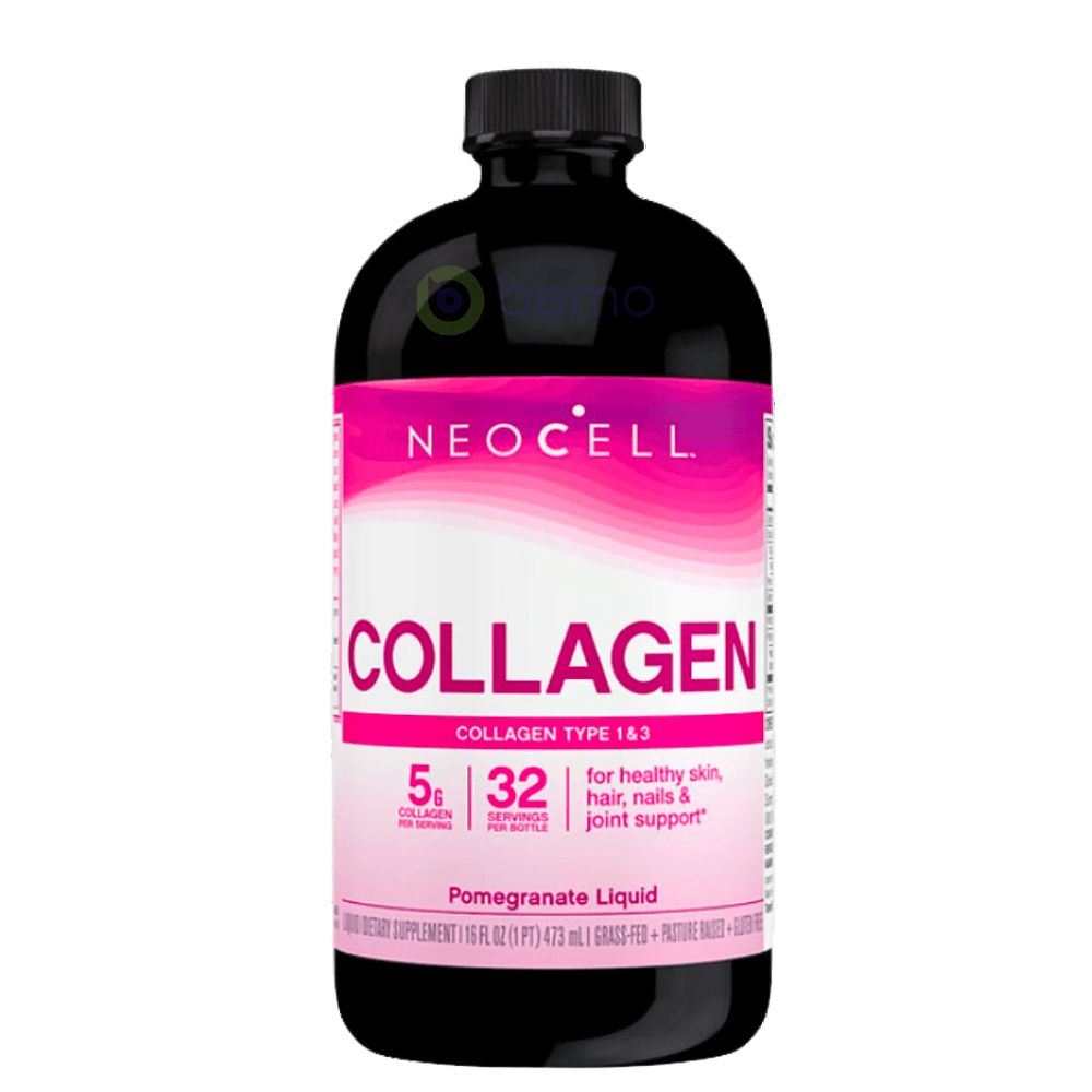 Neocell, Collagen Type 1 &amp; 3, Pomegranate Liquid, 473ml (8339657982204)